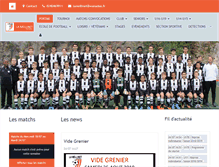 Tablet Screenshot of lamellinet-football.com
